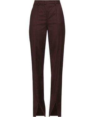 Fabiana Filippi Trousers Virgin Wool, Polyamide, Elastane - Purple