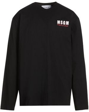 MSGM T-Shirt Cotton - Black