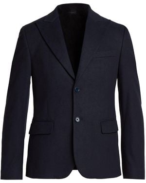 Daniele Alessandrini Blazer Cotton, Polyester, Viscose, Elastane - Blue