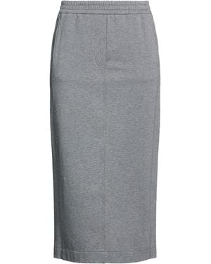 Brunello Cucinelli Midi Skirt Cotton, Elastane - Grey