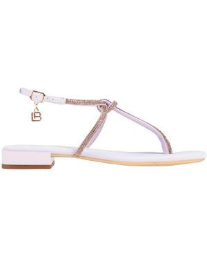 Laura Biagiotti Thong Sandal - Natural
