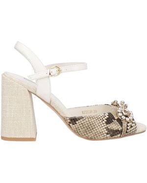 Jeannot Sandals Leather - Natural