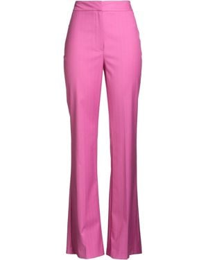 SILENCE LIMITED Fuchsia Pants Pes, Rayon, Elastane - Pink