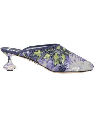 Loewe Mules & Clogs Textile Fibers - Gray