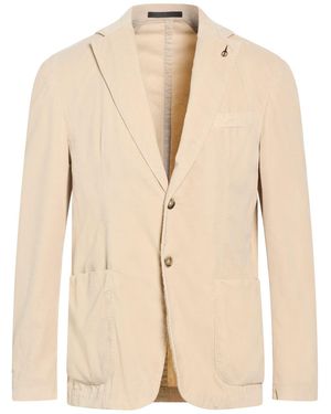 Paoloni Blazer Cotton, Elastane - Natural