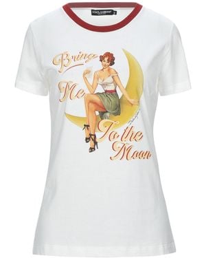 Dolce & Gabbana T-shirts - Weiß