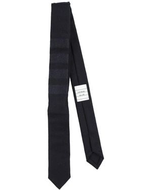 Thom Browne Ties & Bow Ties Wool, Cashmere - Blue