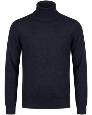 Havana & Co. Midnight Turtleneck Polyester, Nylon, Viscose, Wool - Blue