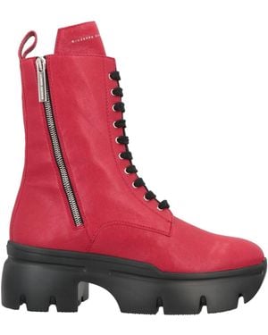 Giuseppe Zanotti Ankle Boots - Red