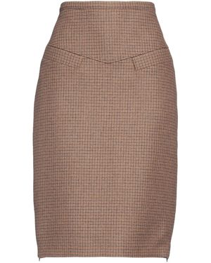 N°21 Midi Skirt Wool, Polyamide, Elastane - Brown