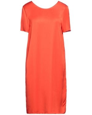 Manila Grace Midi Dress - Red