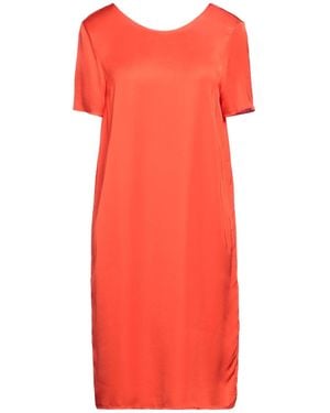 Manila Grace Midi Dress - Red