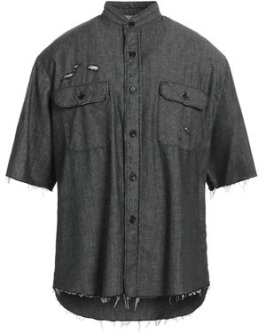 MYTHINKS Camicia Jeans - Grigio