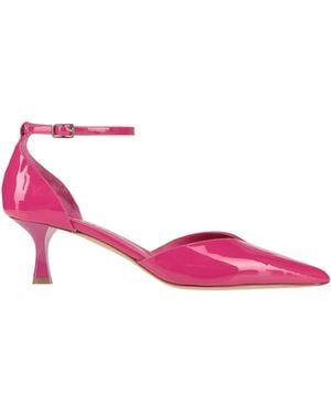 Gianmarco F. Fuchsia Court Shoes Leather - Pink
