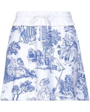Moschino Couture Mini Skirt Cotton - Blue