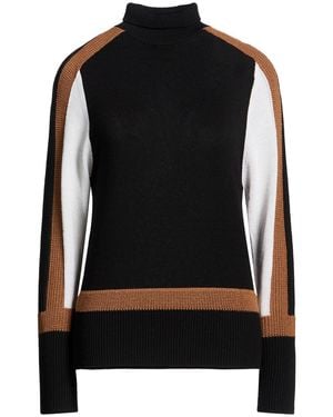 Alpha Studio Rollkragenpullover - Schwarz