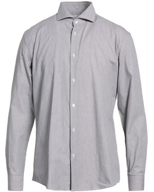 Daniele Alessandrini Charcoal Shirt Cotton - Grey