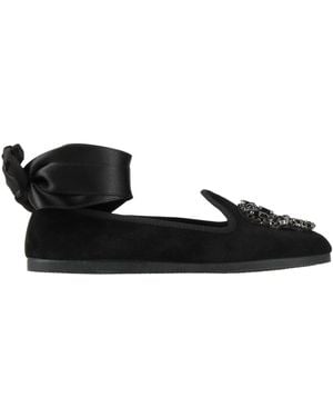 Hego's Camel Loafers Leather - Black