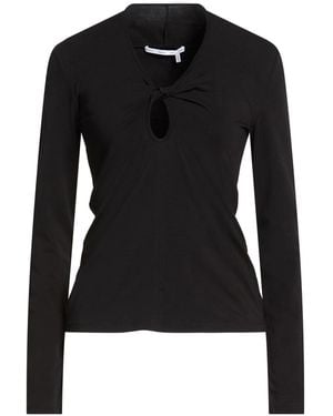 Proenza Schouler T-Shirt Cotton, Elastane - Black