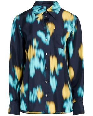 Lanvin Midnight Shirt Silk - Blue