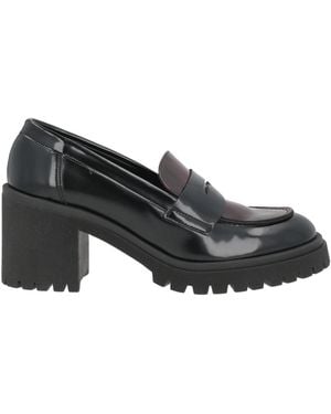 Nila & Nila Loafers Leather - Black