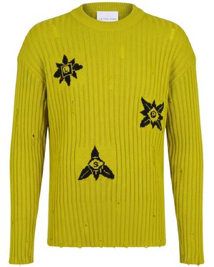 LE PAS SAGE Paris Sweater Acrylic, Wool - Yellow
