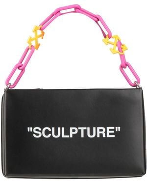 Off-White c/o Virgil Abloh Offblock Clutch Lambskin Leather - Black