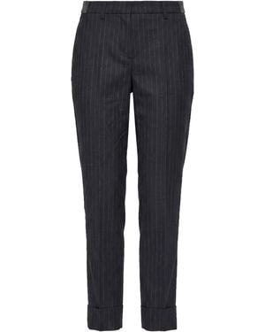 Cambio Pants Wool, Polyester, Viscose, Polyamide, Elastane - Blue