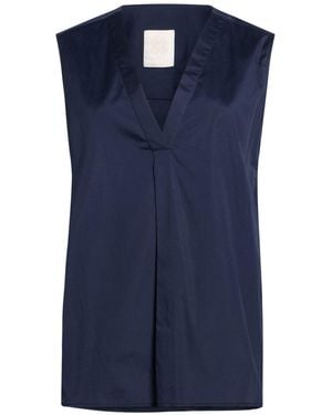 Xacus Top Cotton, Elastane - Blue