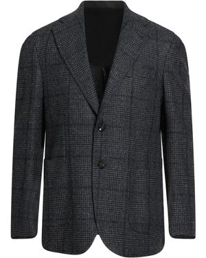 SARTITUDE NAPOLI Blazer Virgin Wool, Polyamide, Cashmere - Black