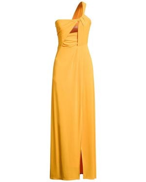 Patrizia Pepe Maxi Dress Acetate, Polyamide, Elastane - Metallic