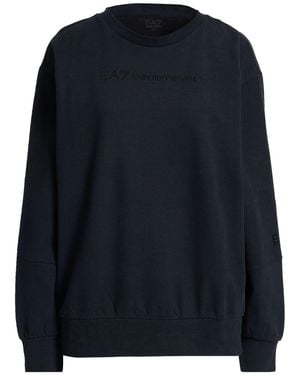 EA7 Sweatshirt Cotton, Elastane - Blue
