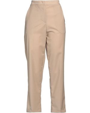 MEIMEIJ Trousers Polyester, Wool, Elastane, Acetate - Natural
