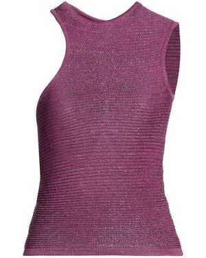 Jeremy Scott Top Viscose, Polyester, Polyamide, Cotton, Elastane - Purple