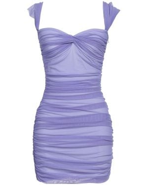 Norma Kamali Mini Dress - Purple