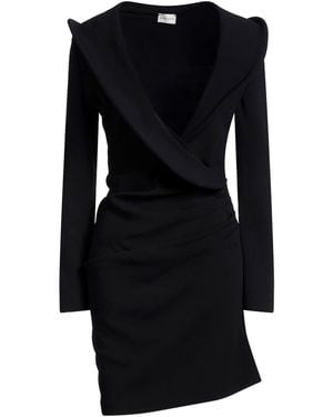 Magda Butrym Mini Dress Wool, Elastane - Black