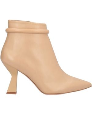 FRANCESCO SACCO Ankle Boots - Natural
