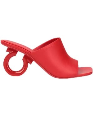 Ferragamo Sandals Leather - Red