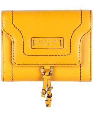 The Bridge Wallet Leather - Yellow