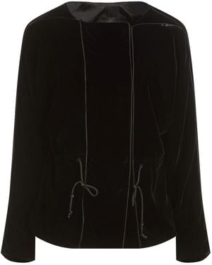 Emporio Armani Jacket Viscose, Cupro - Black