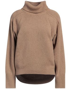 Semicouture Turtleneck - Brown