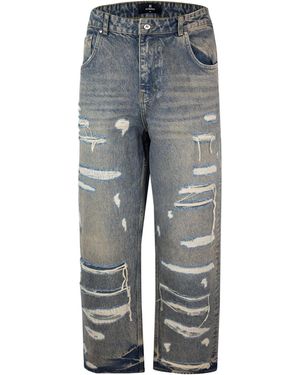Represent Jeans 3D Double Destroyer Baggy - Grigio