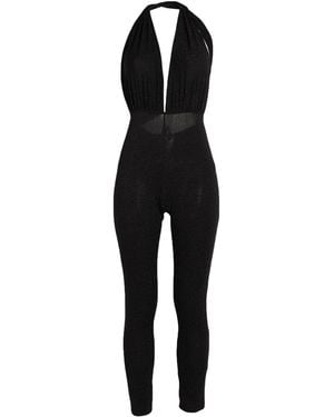 4giveness Jumpsuit Viscose, Polyester, Polyamide, Elastane - Black