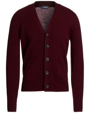 Drumohr Cardigan Lambswool - Red