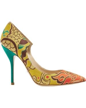 Paul Andrew Pumps Textile Fibers - Metallic