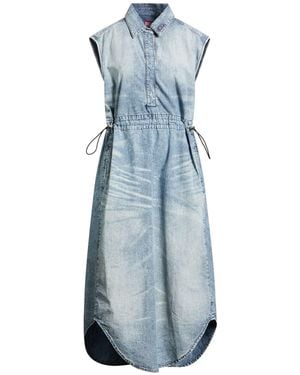 DIESEL Maxi Dress Cotton - Blue