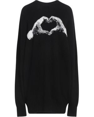 Sportmax Mini Dress Wool, Cashmere - Black
