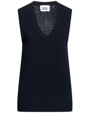 Alpha Studio Pullover - Azul