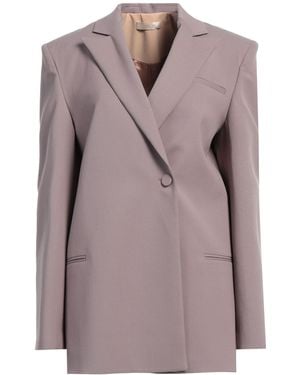 Ssheena Blazer Polyethylene, Virgin Wool, Elastane - Brown