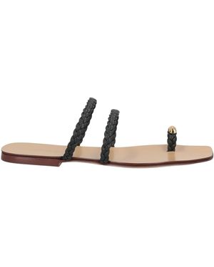 MARIA LUCA Thong Sandal Leather - White